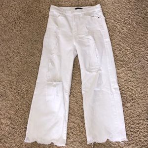 Wide leg jeans